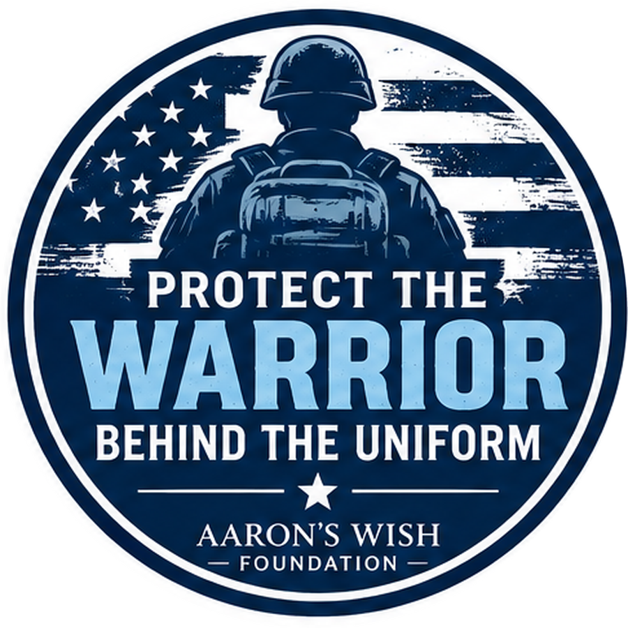 Protect The Warrior Behind the Uniform  - Awareness Sticker