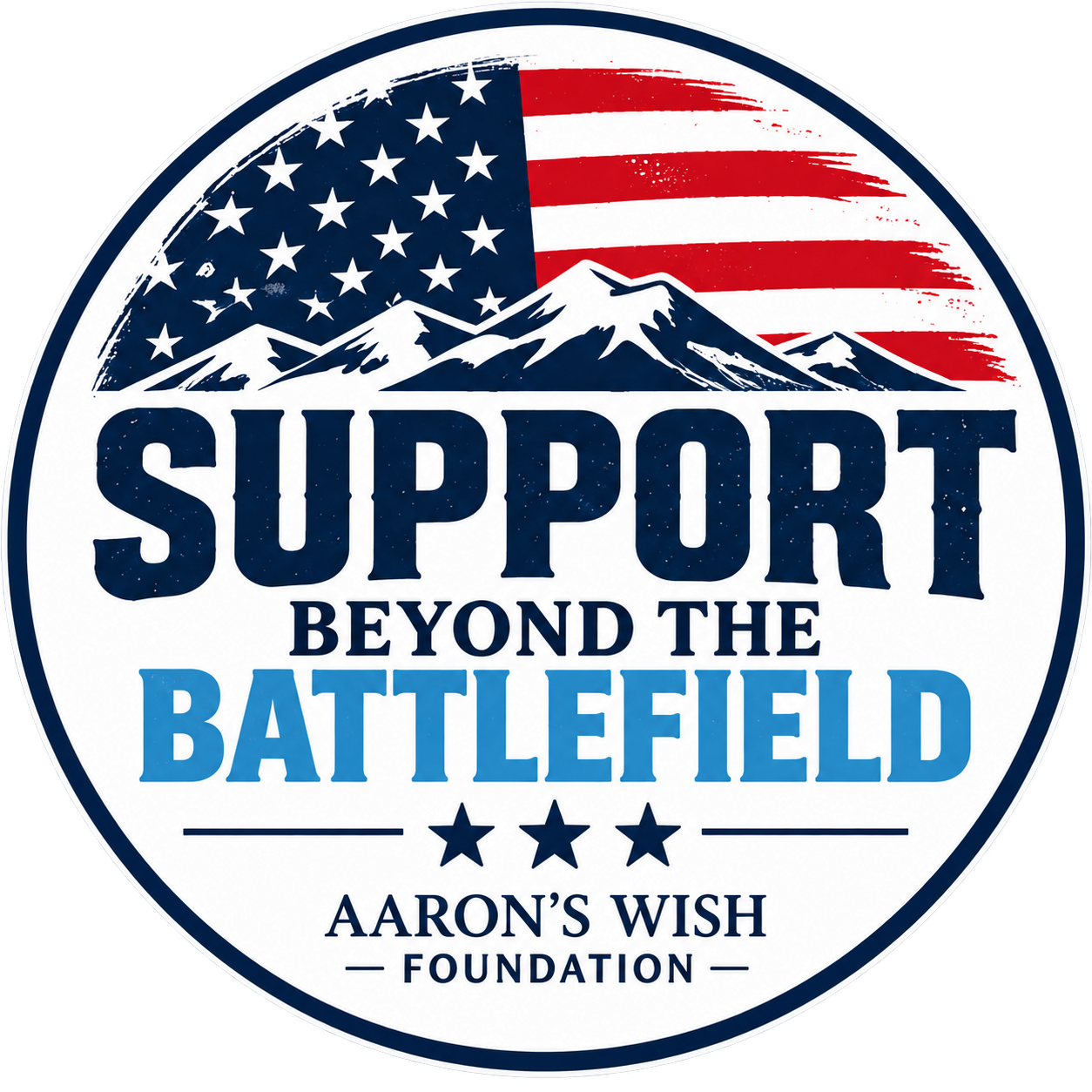 Support Beyond the Battlefield - Awareness Sticker