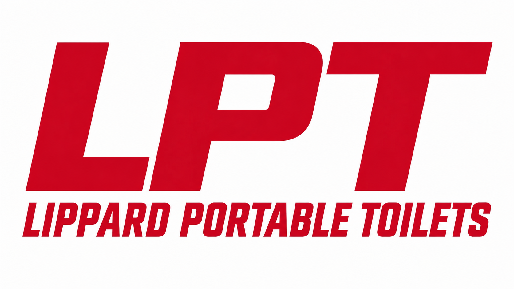 Lippard Portable Toilets logo in red text on a white background