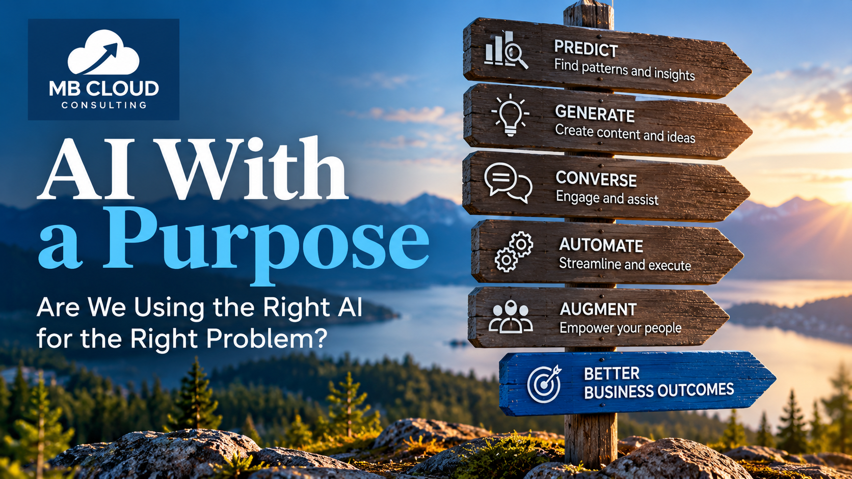 AI With a Purpose: Are We Using the Right AI for the Right Problem?