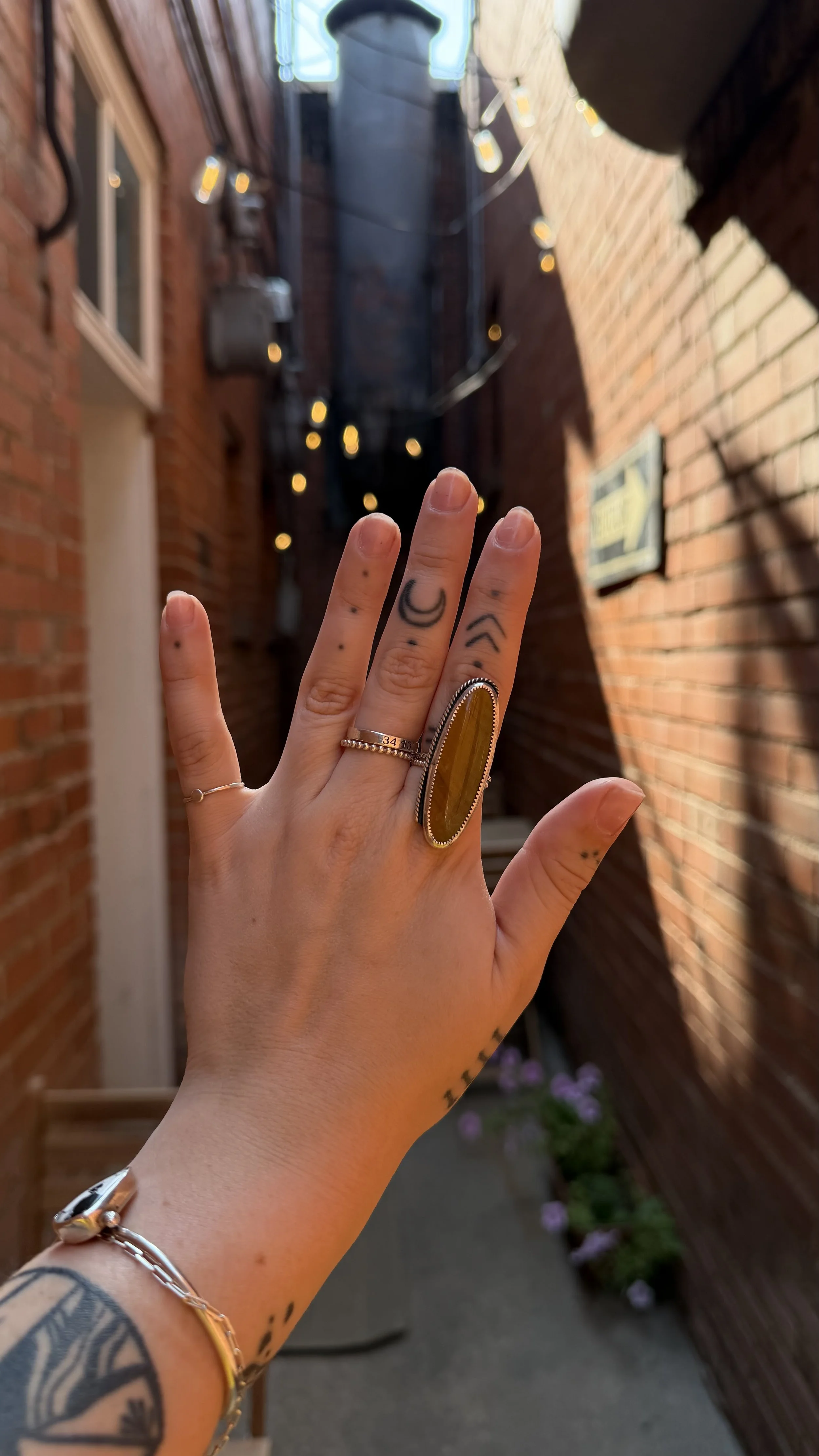 Tigress Ring + Braid Cuff Set