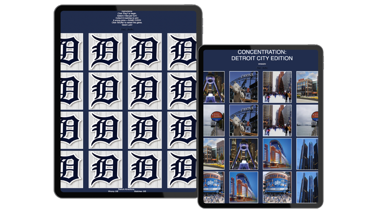 Concentation iPad Mockup