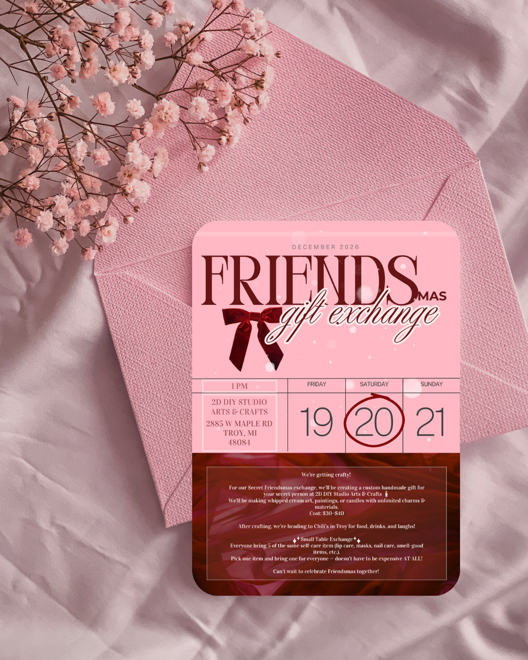 Friendsmas '26 Flyer Mockup