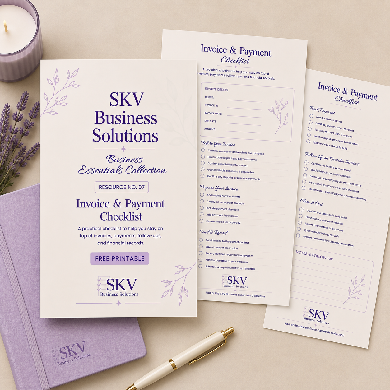 Invoice & Payment Checklist
