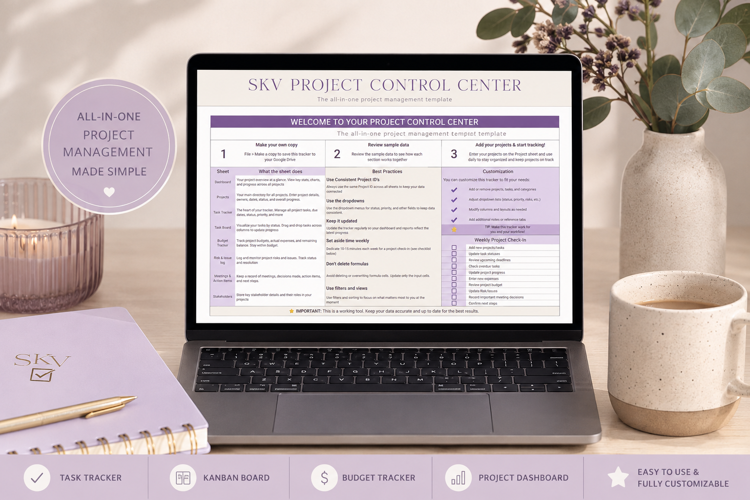 SKV Project Control Center Template