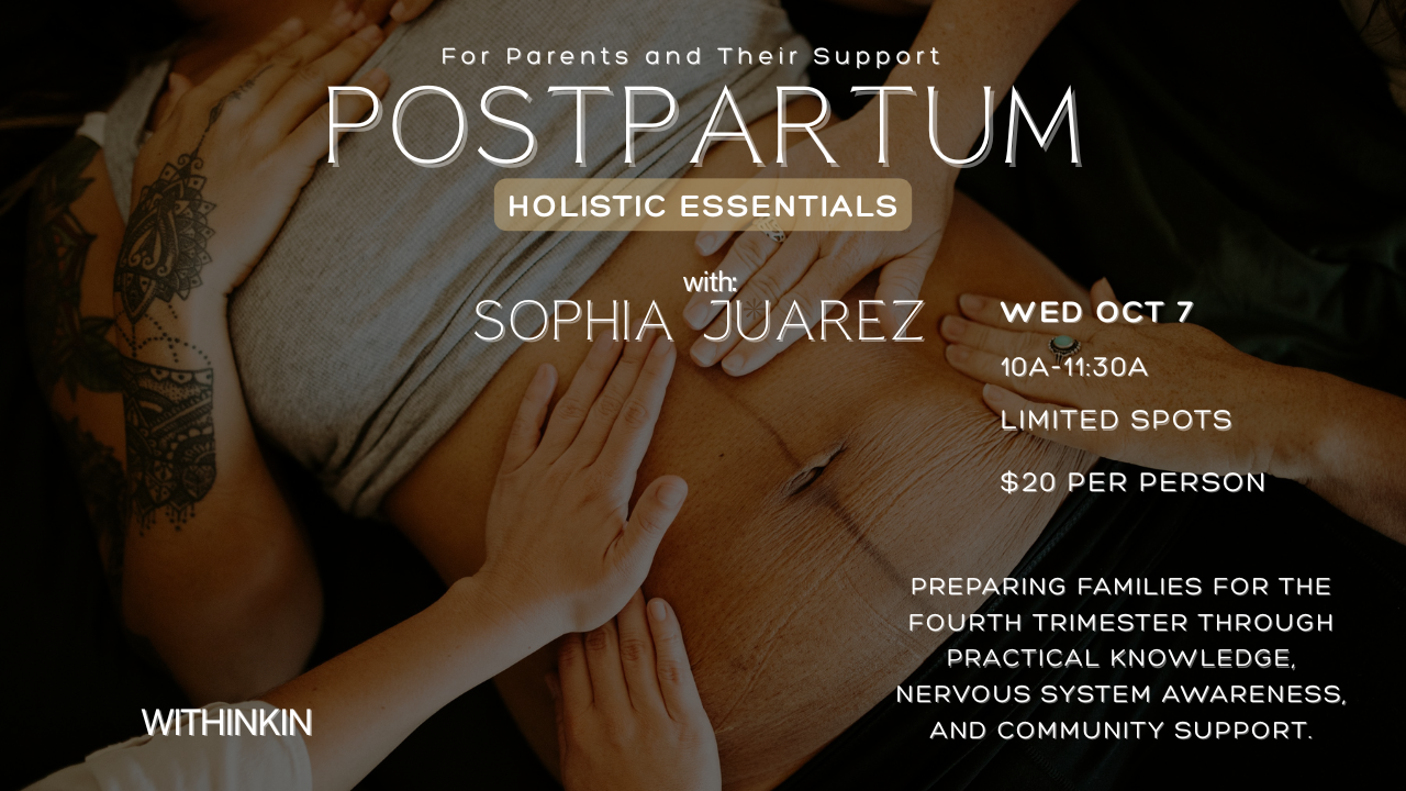 Holistic Postpartum Essentials with Sophia