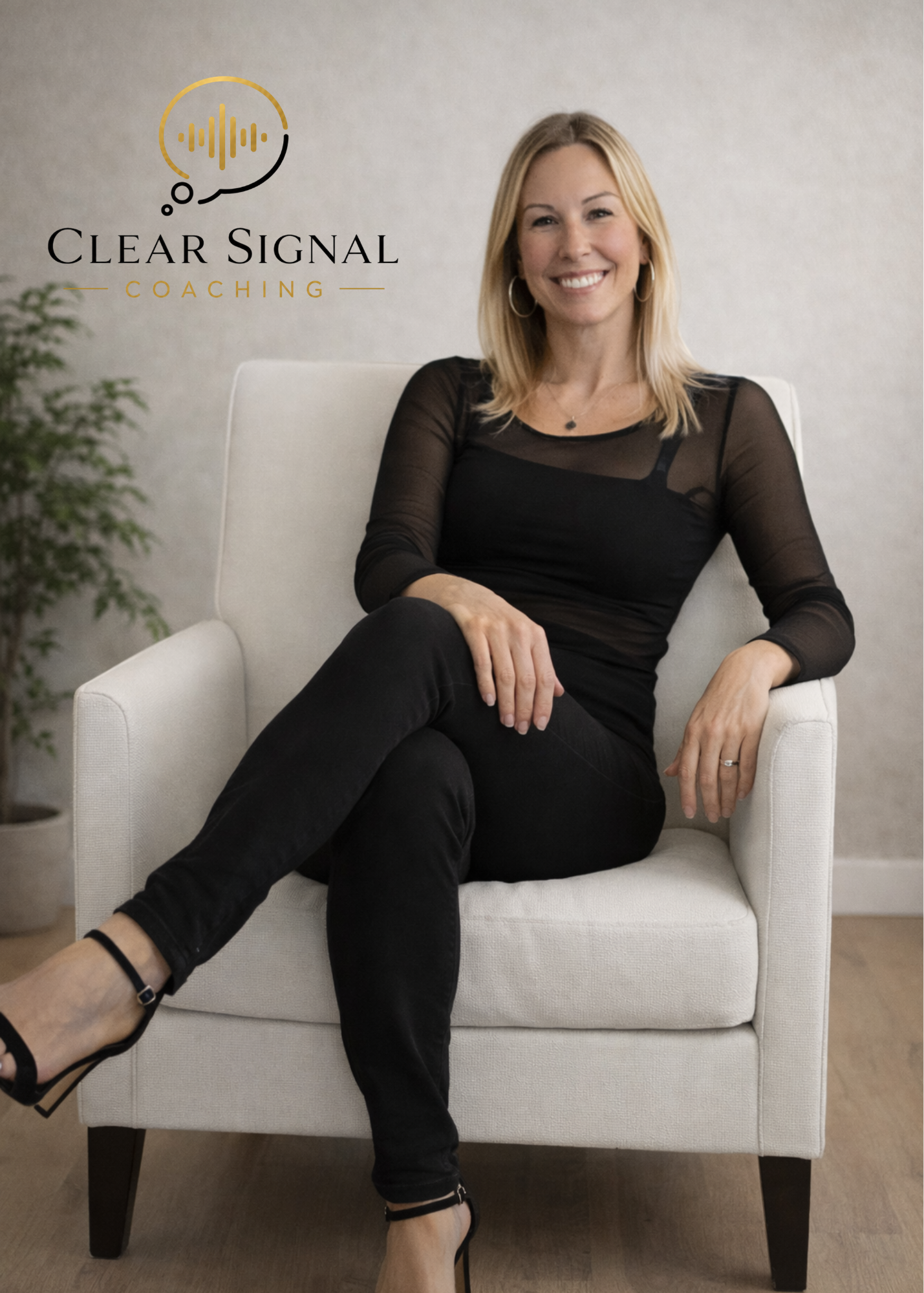 Leslie in Chair smiling