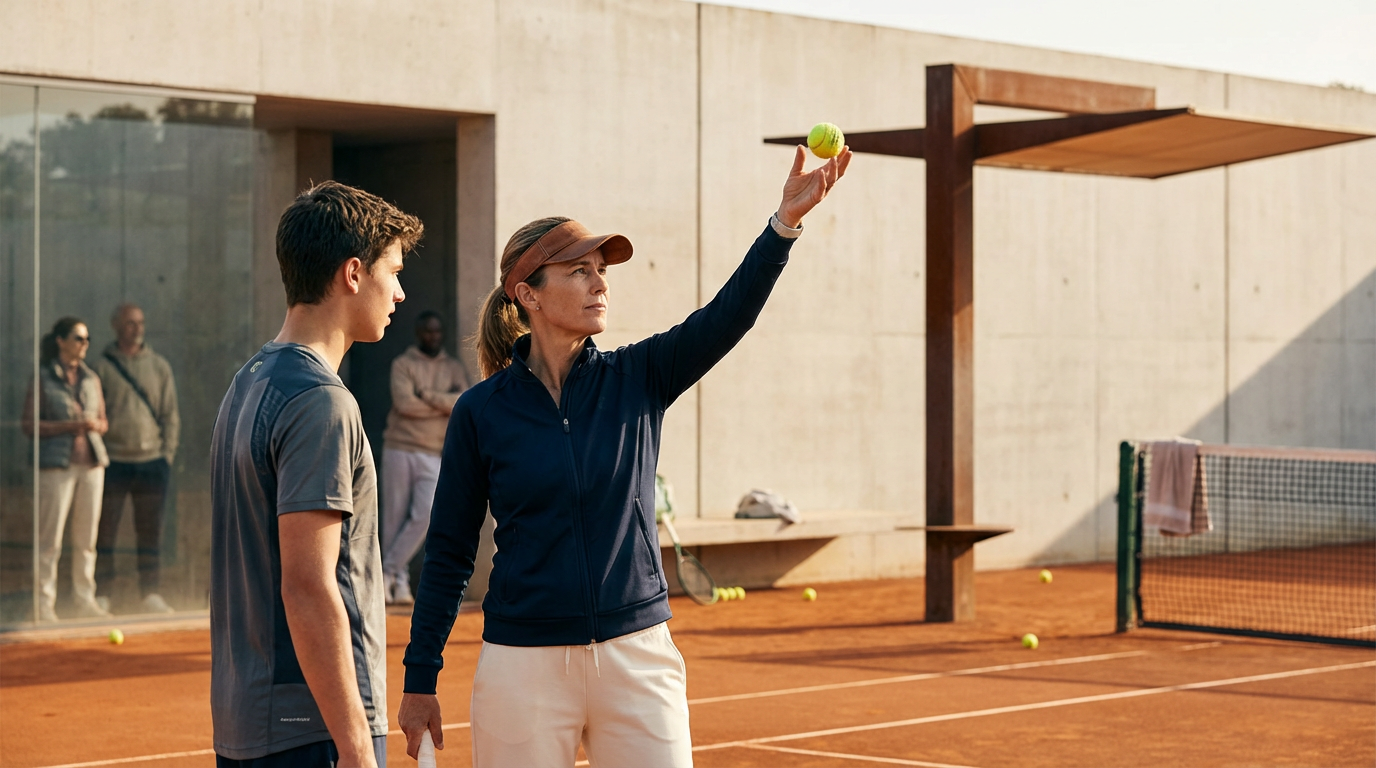 Serve Coaching Session