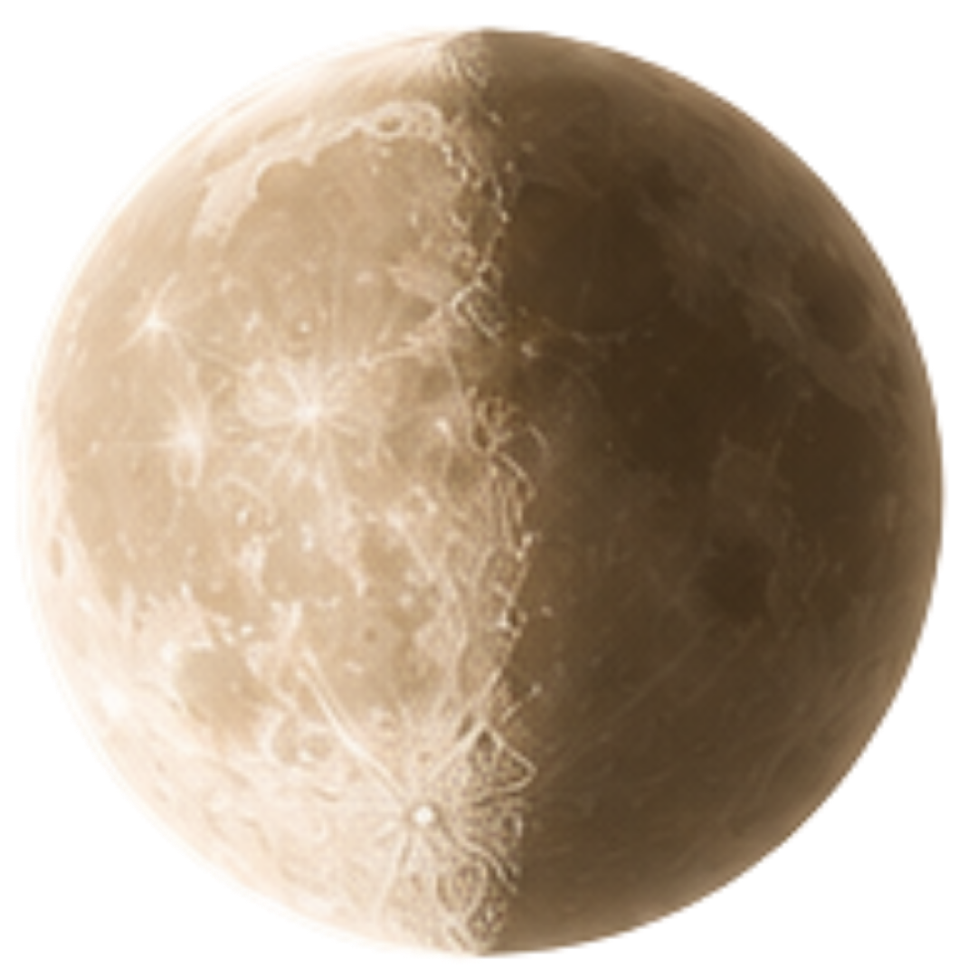 A detailed image of the moon showing its craters and surface features.