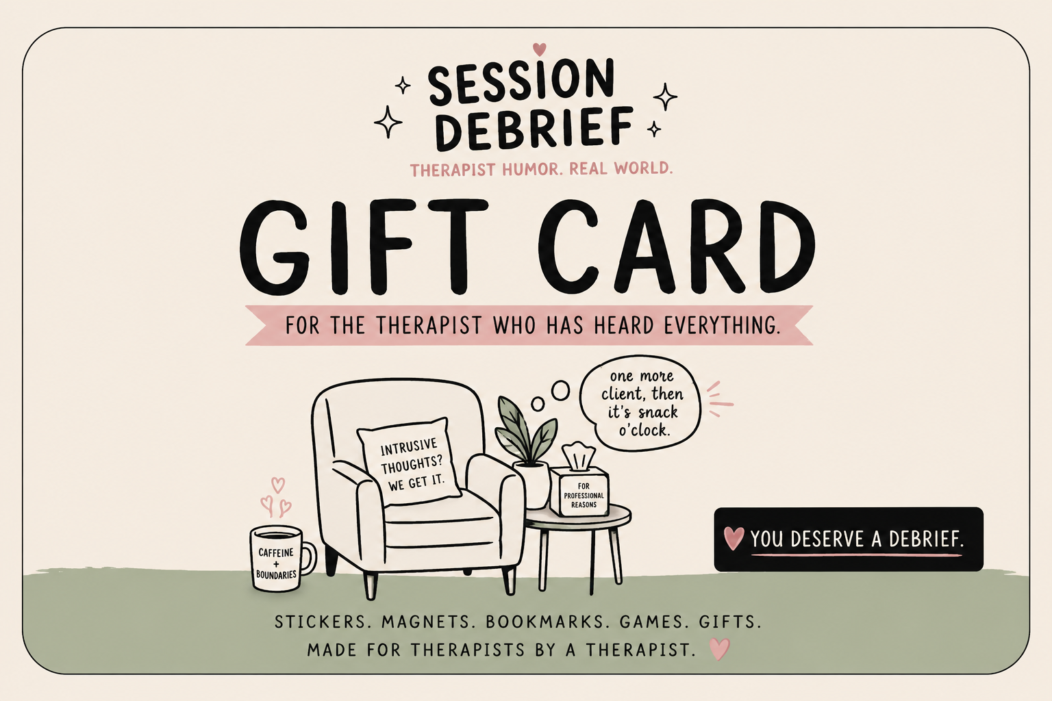 Session Debrief Gift Card