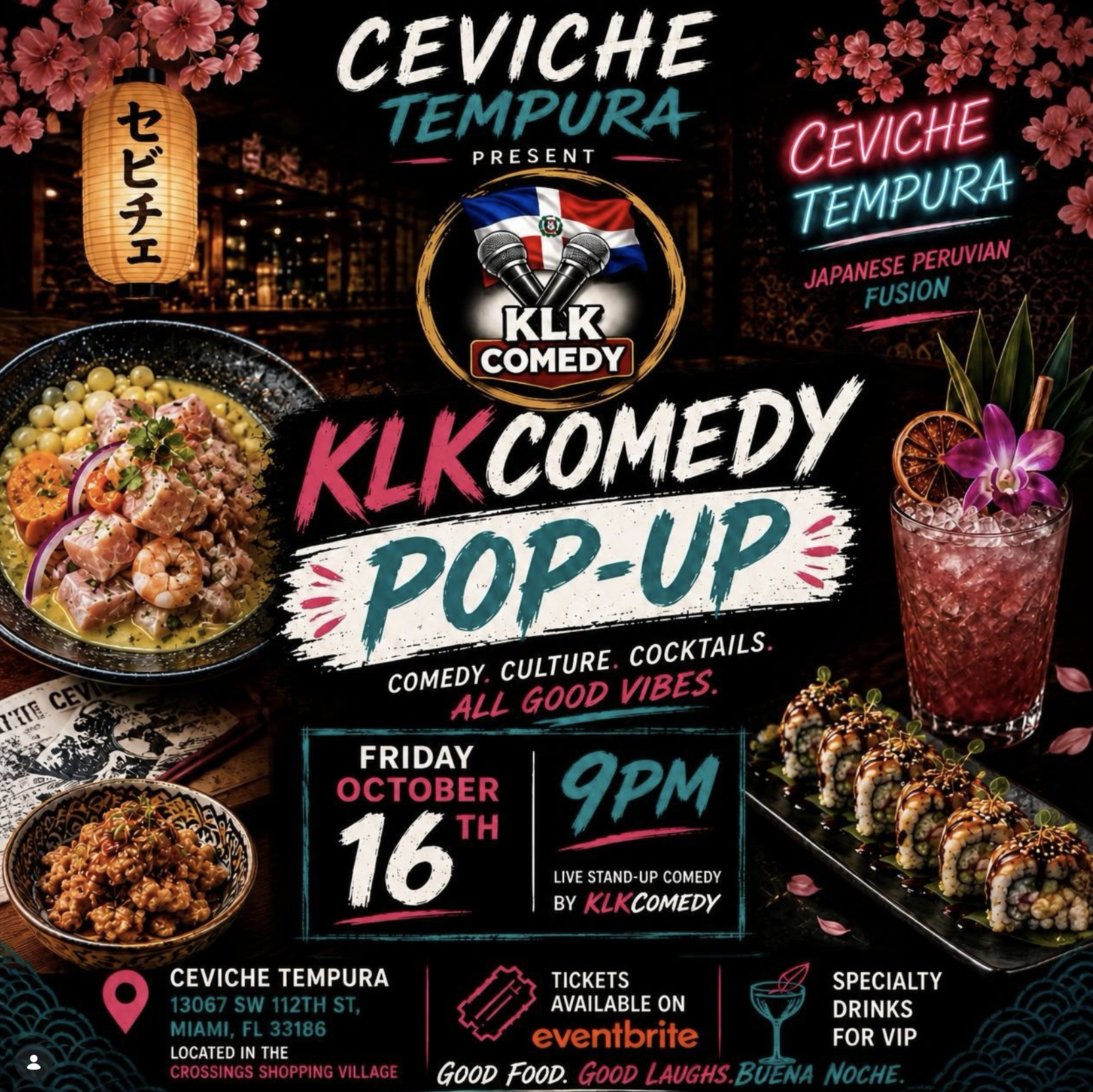 KLK Comedy pop-up