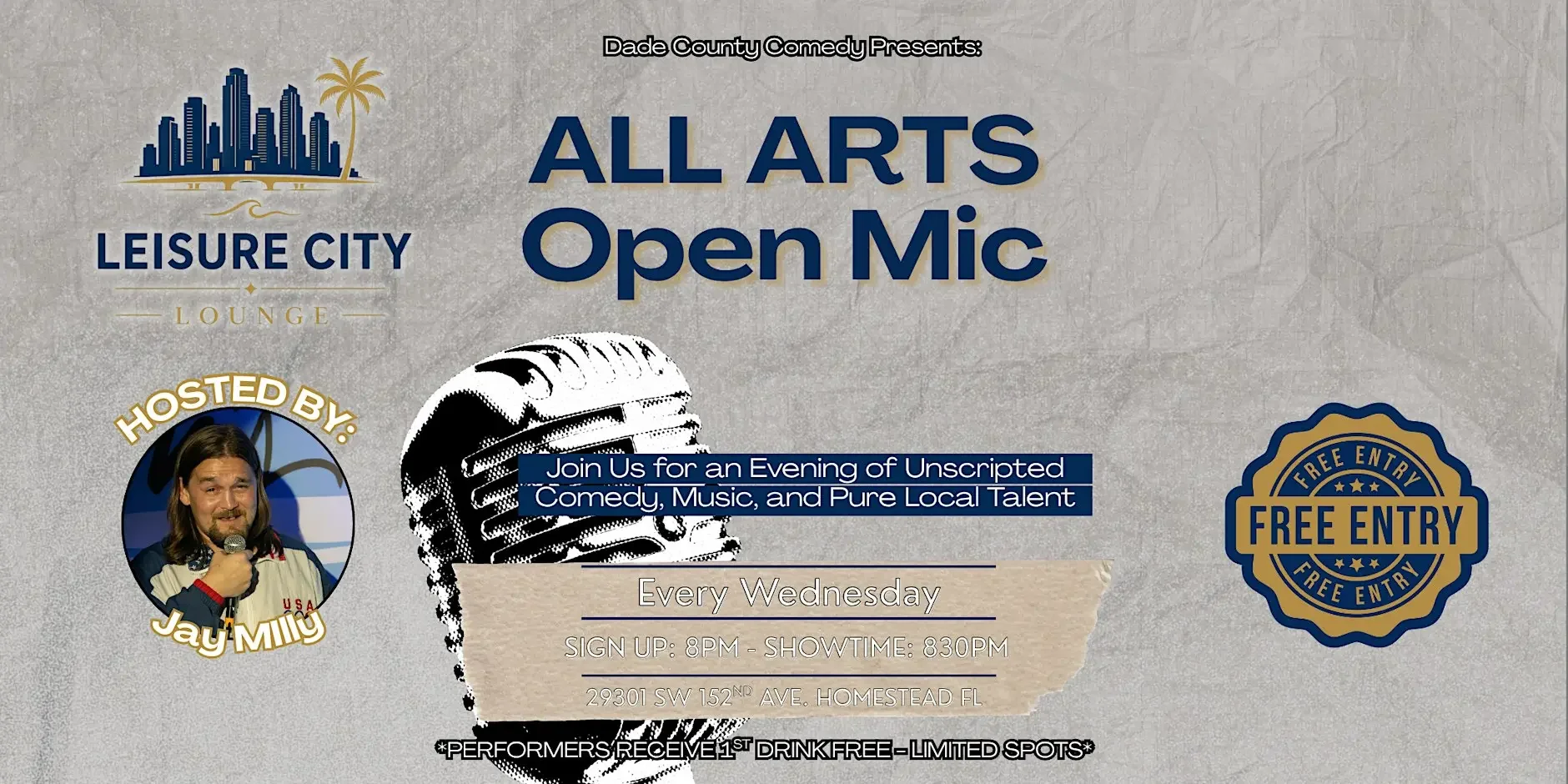 Leisure City - All Arts Open Mic