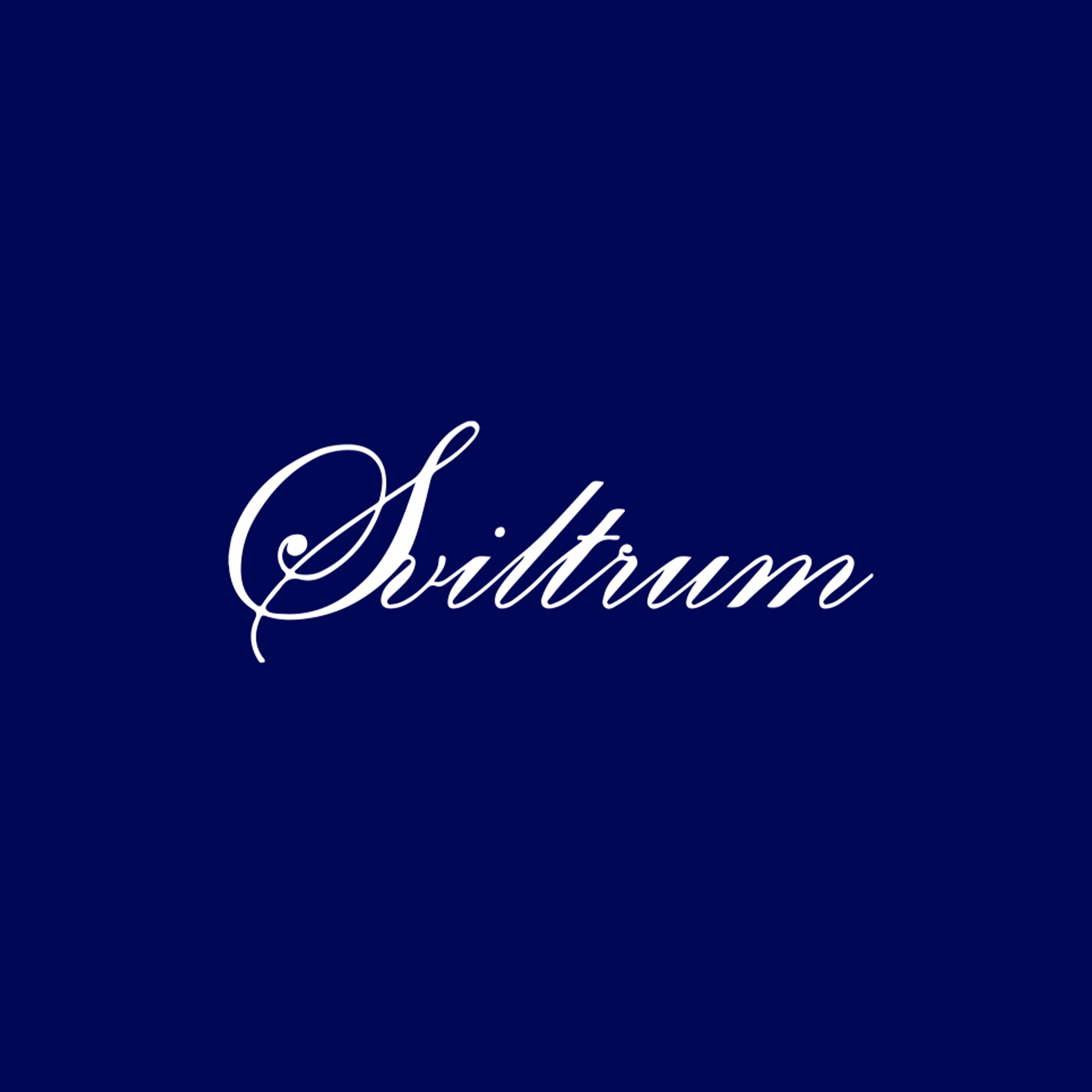 A navy blue background with white cursive text that reads 'Luxury'.