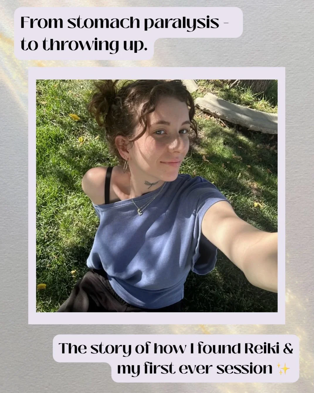 This is the story of how Reiki helped me to heal my stomach paralysis ✨ 

The healing that can happen when you&rsquo;re willing to do the work and address things on a multidimensional level, I think, can be called miraculous. I&rsquo;ve lived it, and