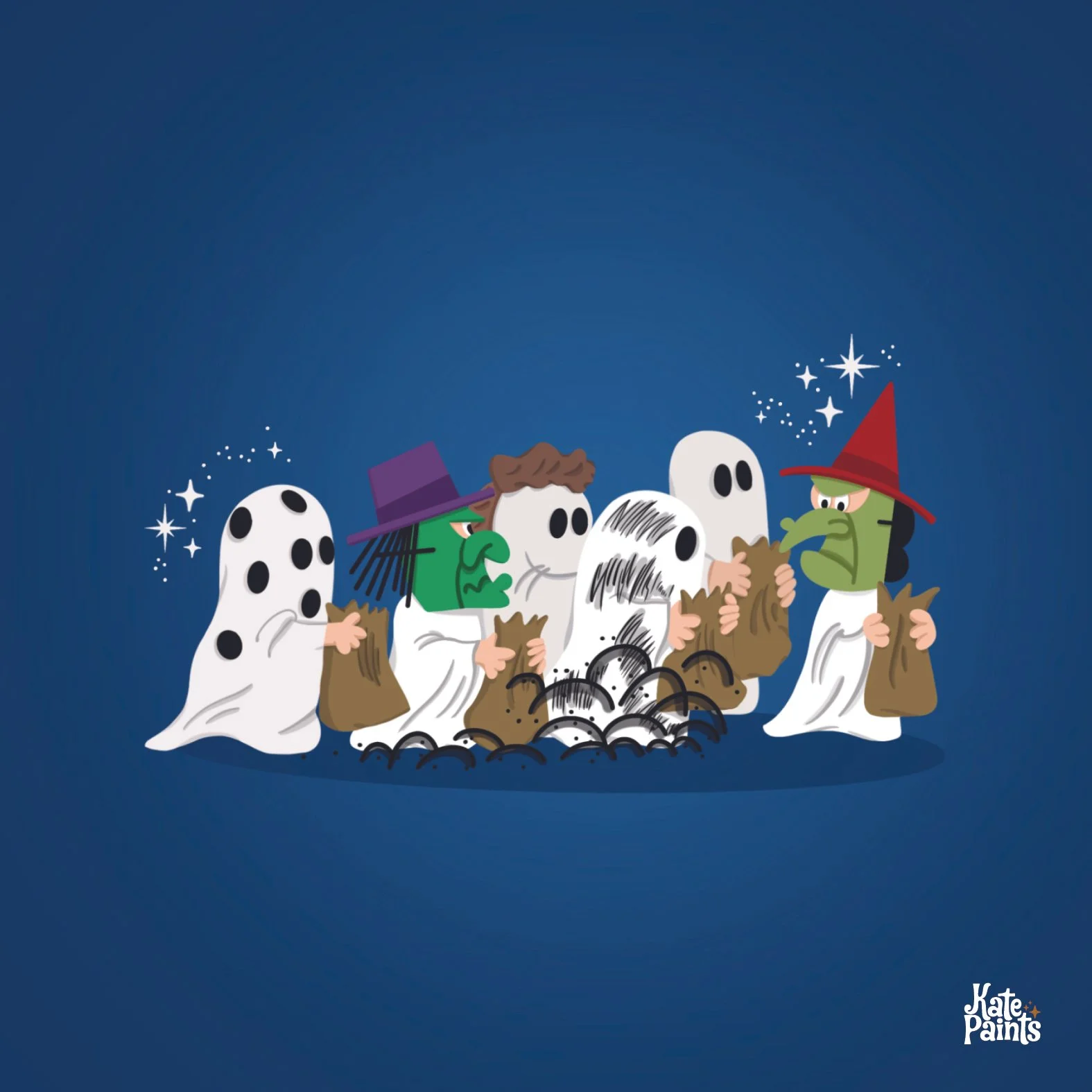 Tricks or Treats Print
