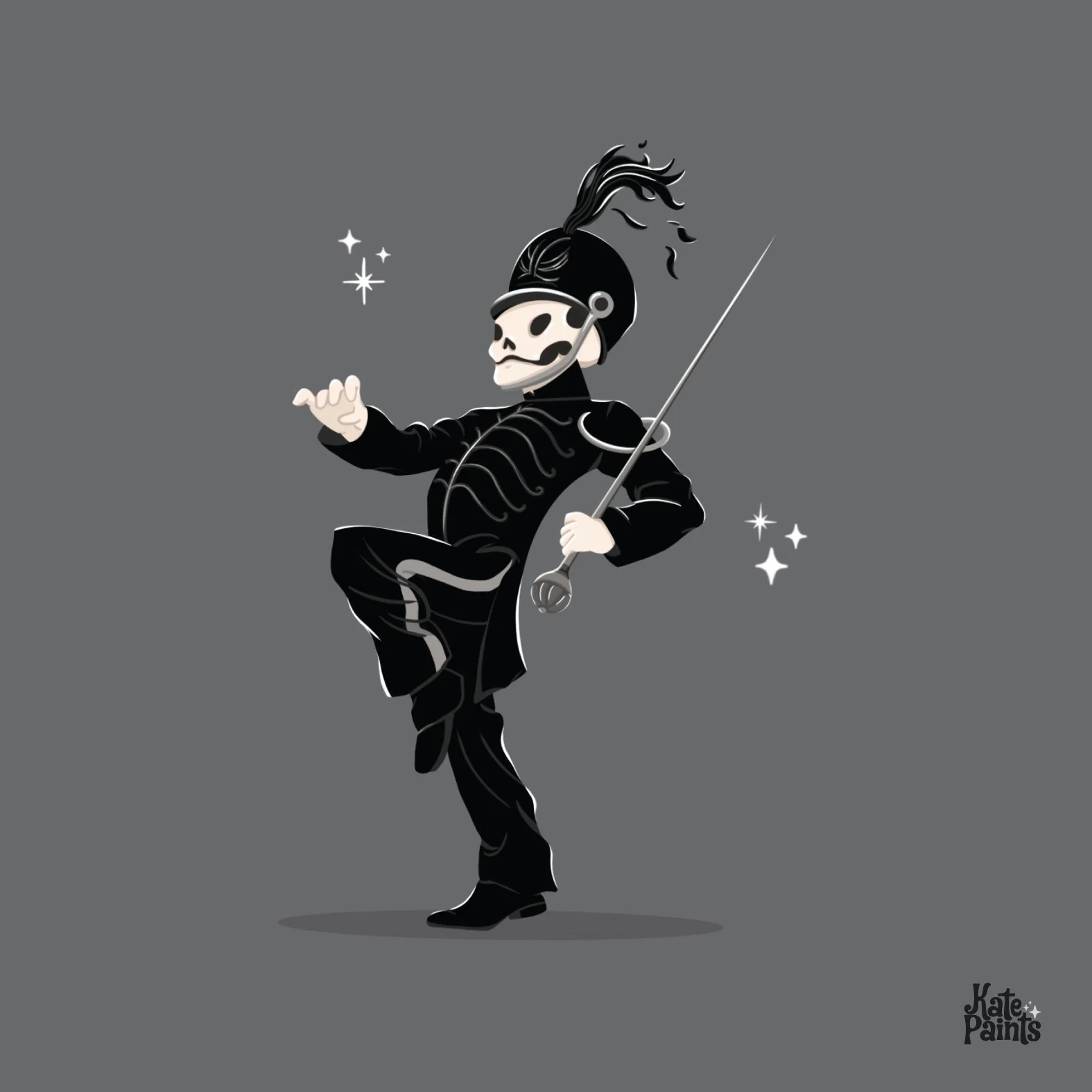 Marching Phantom Print