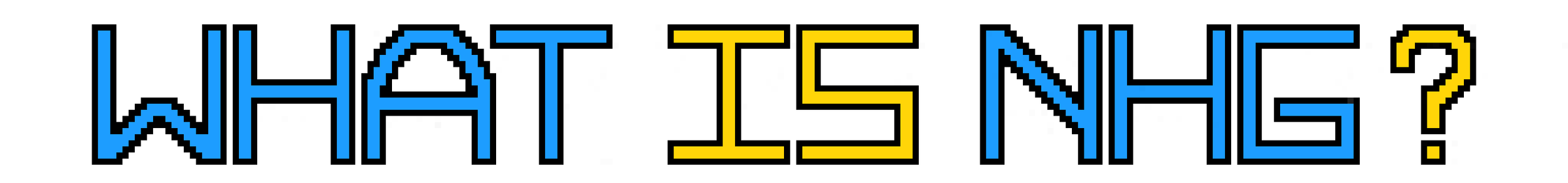 Pixelated text asking 'What is this?'