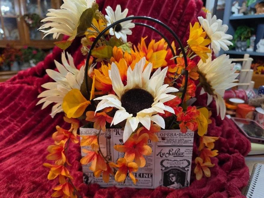 Bag Arrangement with Fall Colors