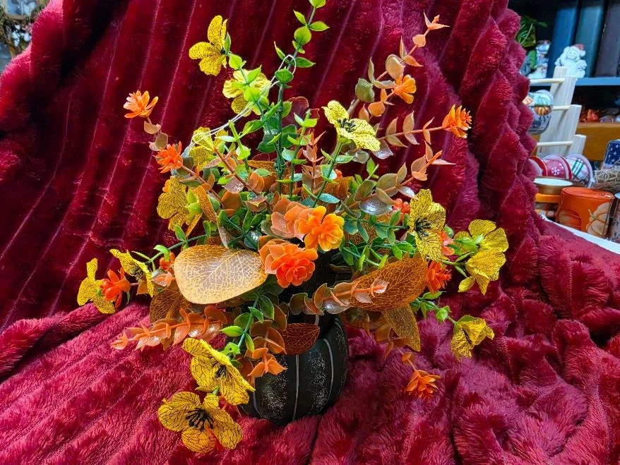 Black Pumpkin Arrangement