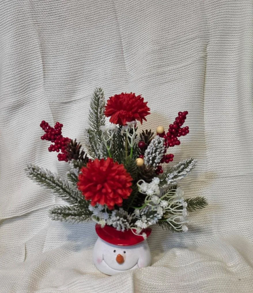 Christmas Snowman Arrangement