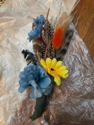 Silk Boutonniere