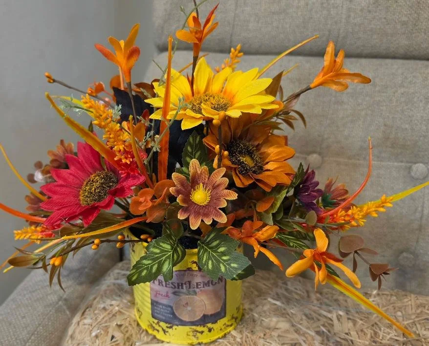 Fall Arrangement In A Can