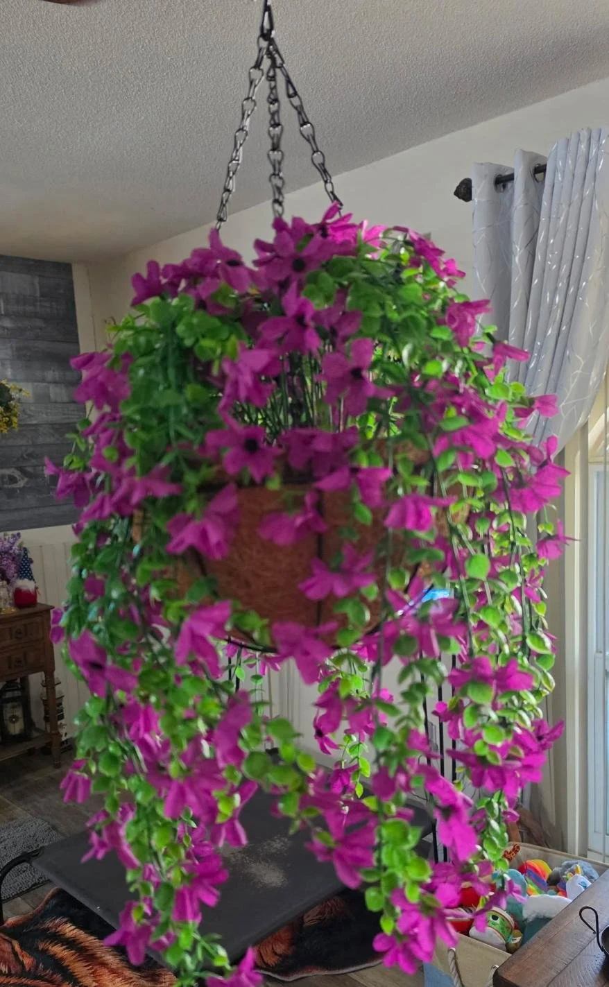 Hanging Silk Basket