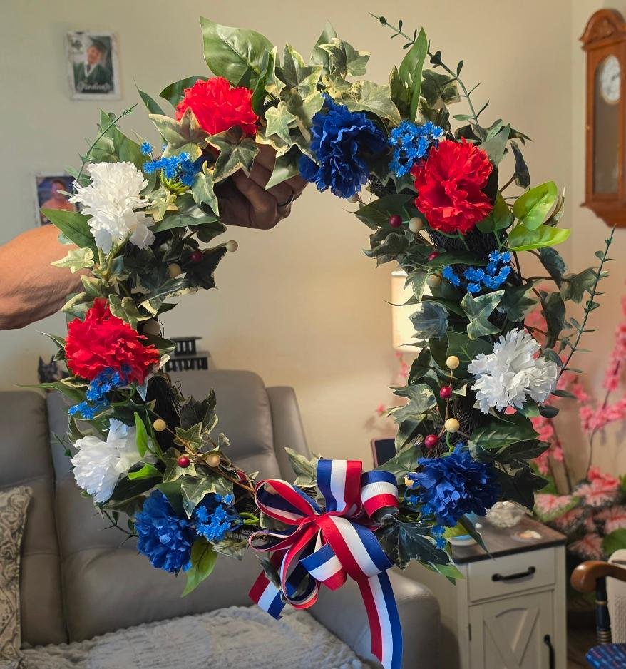 Silk 4th of Julu Wreath