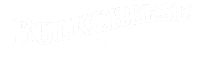 Sign for Bulk Cheese Warehouse, a gourmet cheese, specialty meats, and fine food shop in Saskatoon.