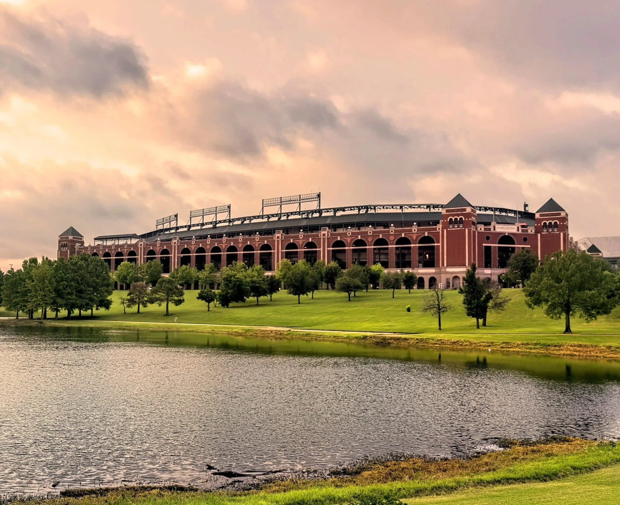 Arlington entertainment district near Choctaw Stadium