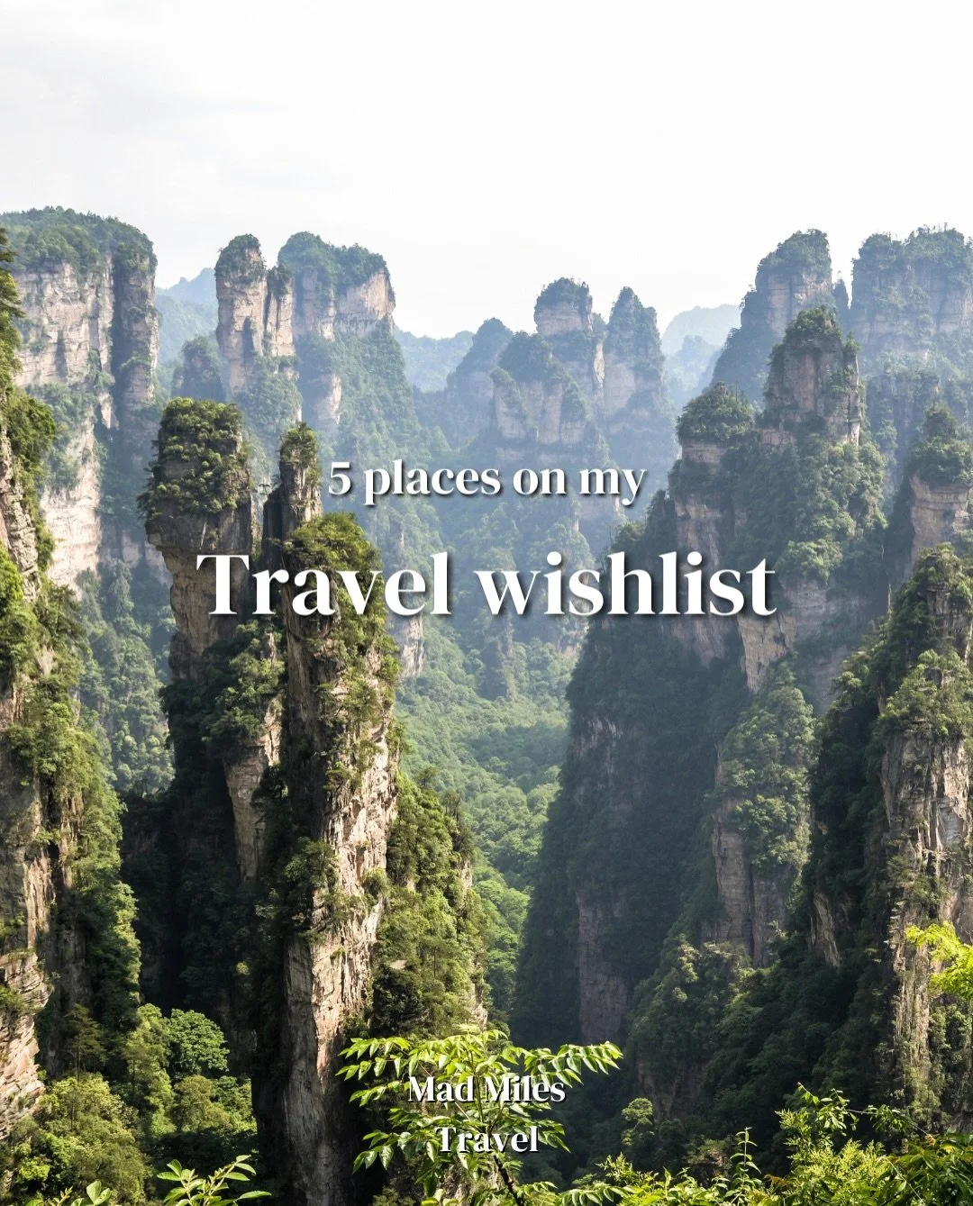 In between planning everyone else&rsquo;s trips, I&rsquo;ve been adding a few places to my own wishlist 🤸🏻

Right now at the top of my list: China, Mauritius, Gal&aacute;pagos, Nicaragua and Turkey.

If you&rsquo;ve been dreaming about a trip too, 