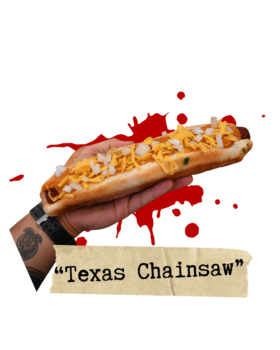 Texas Chainsaw Speciality Hot dog