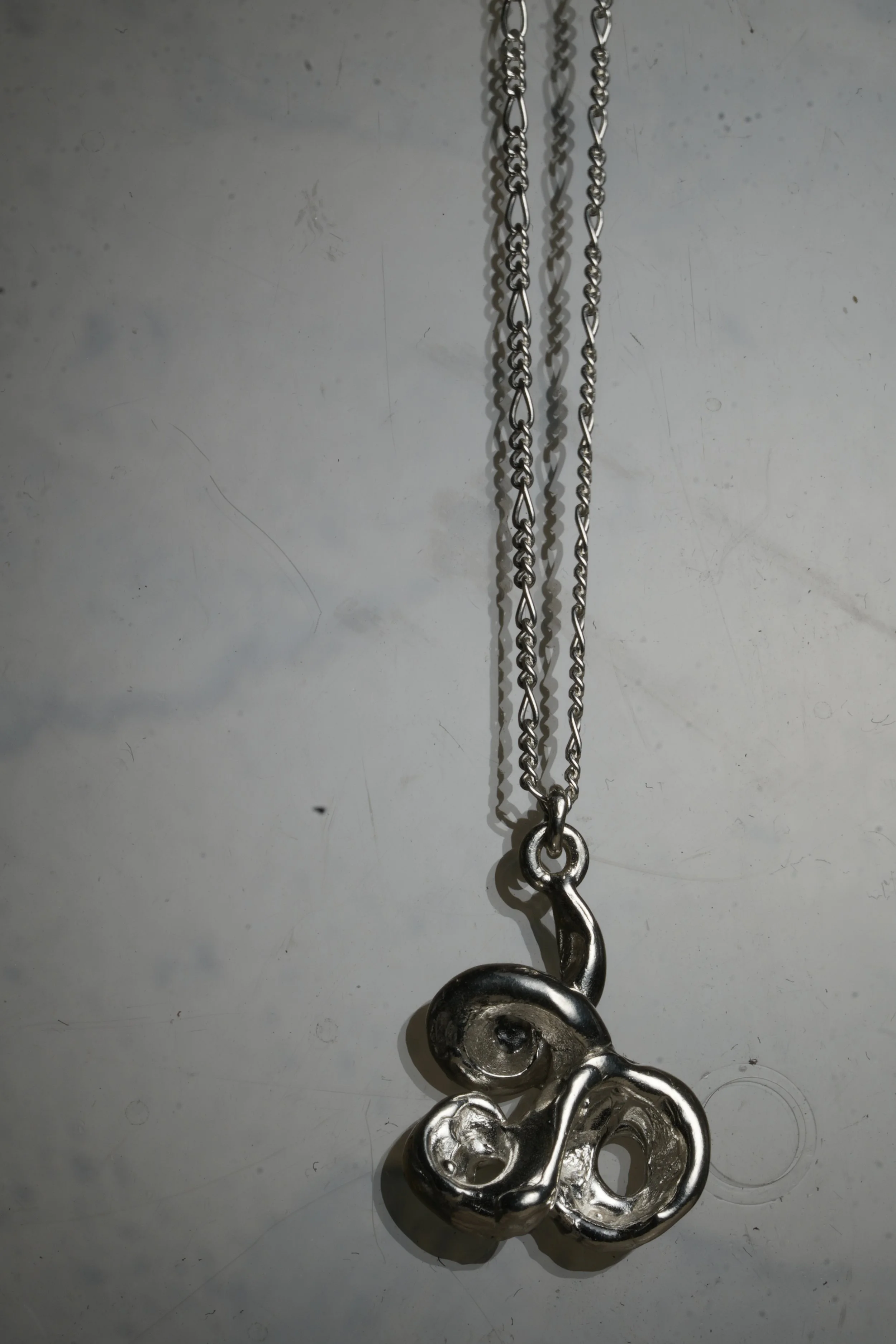 Sculptural Serpent Pendant