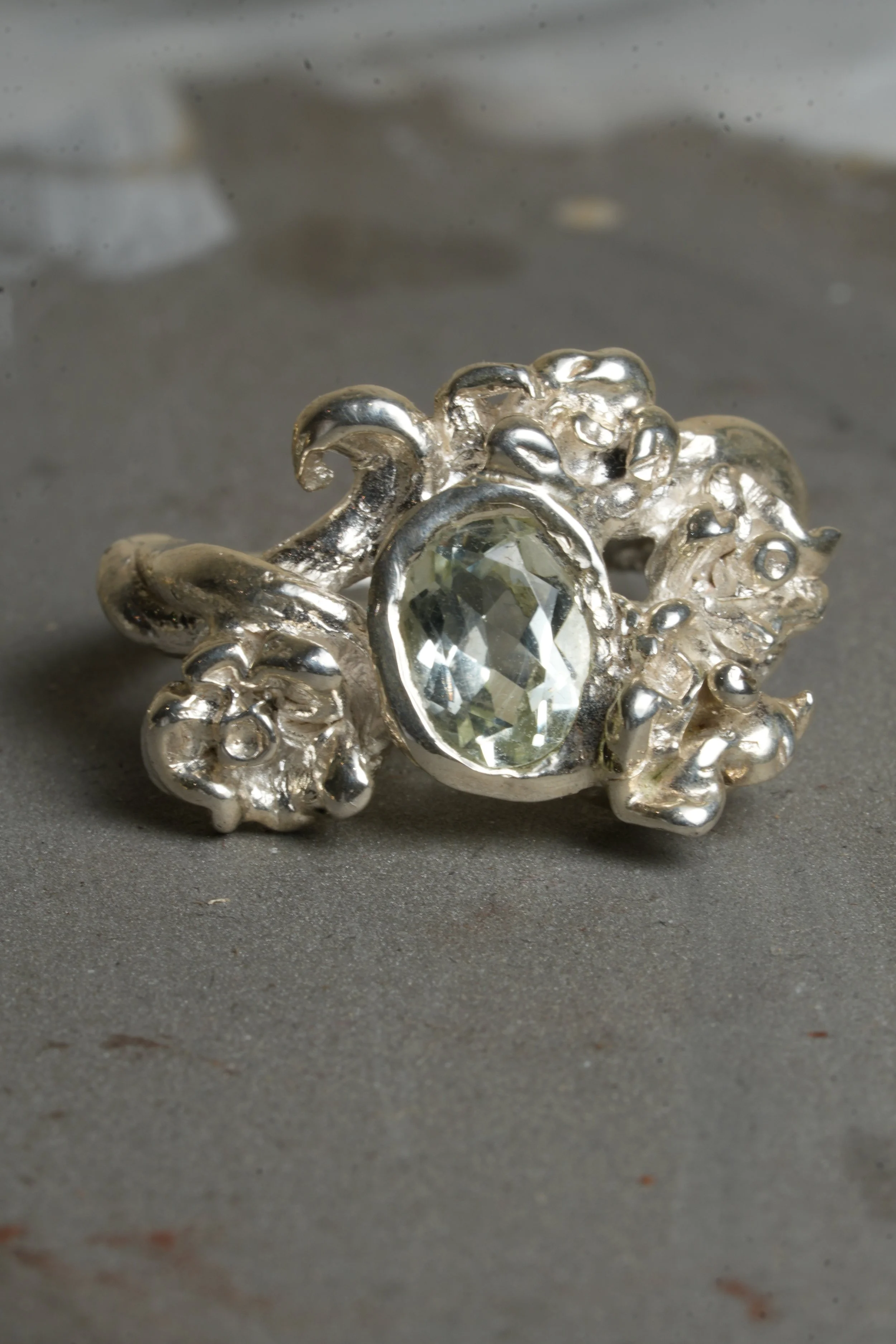 Garden Ring - Mint Quartz