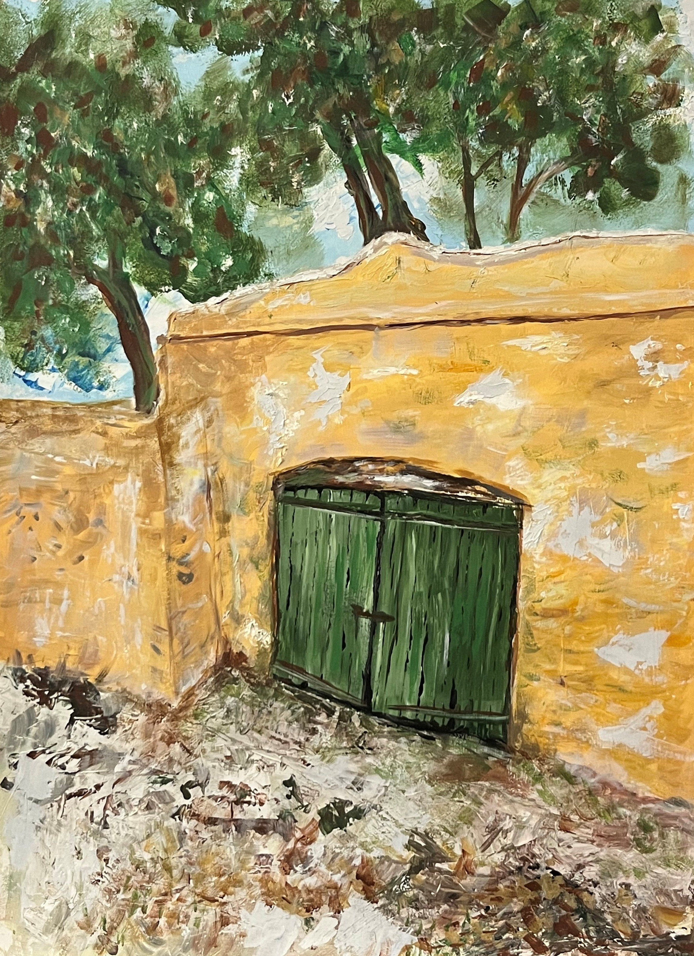 Wadjemup Rottnest Boatshed.  Acrylic on paper.jpg