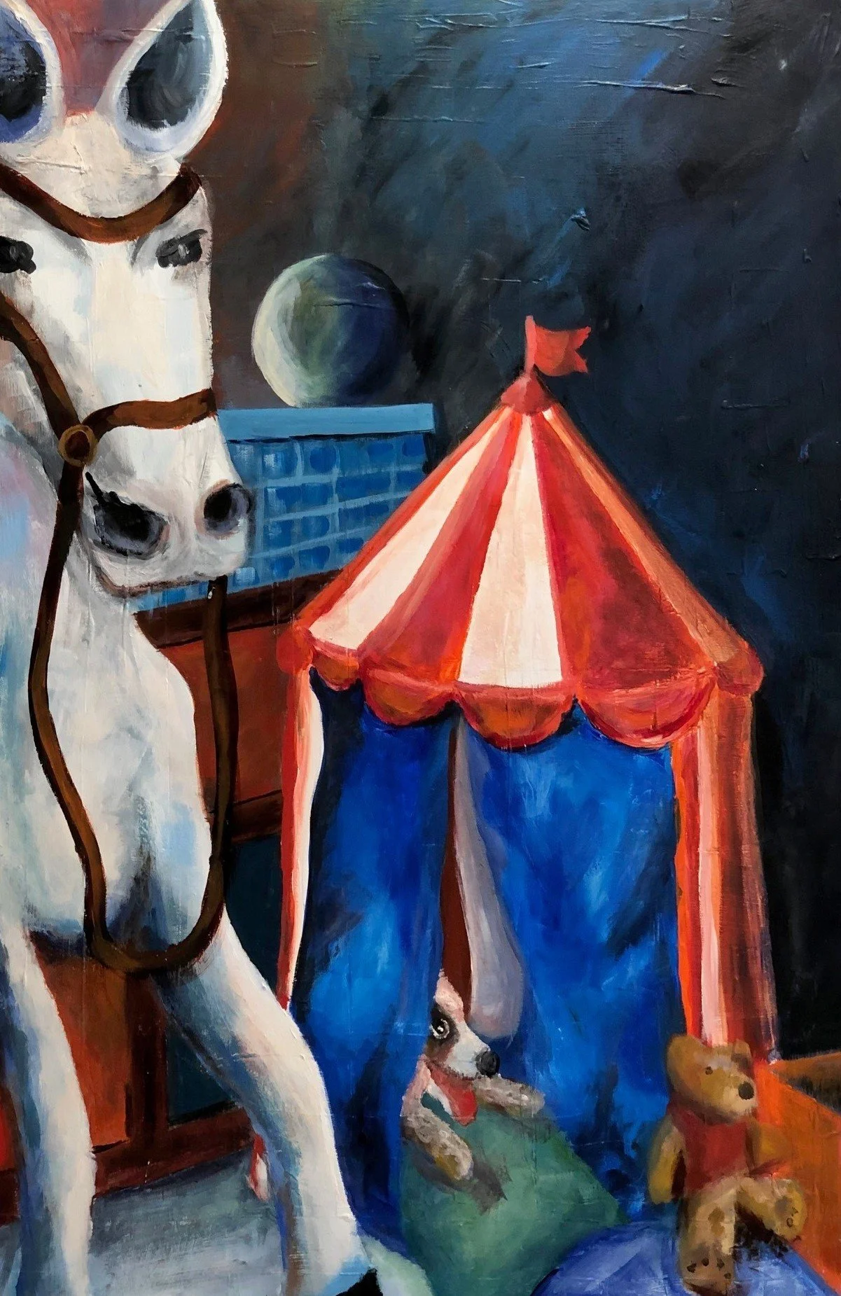 Rocking horse and tent.acrylic on  paper.jpg