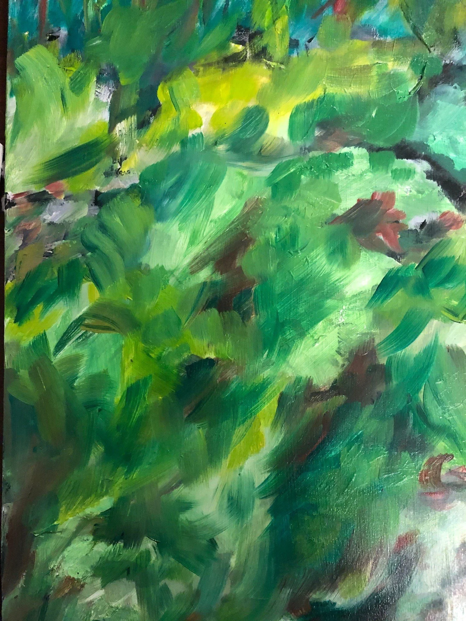 Leaves.  Acrylic on wood.jpg