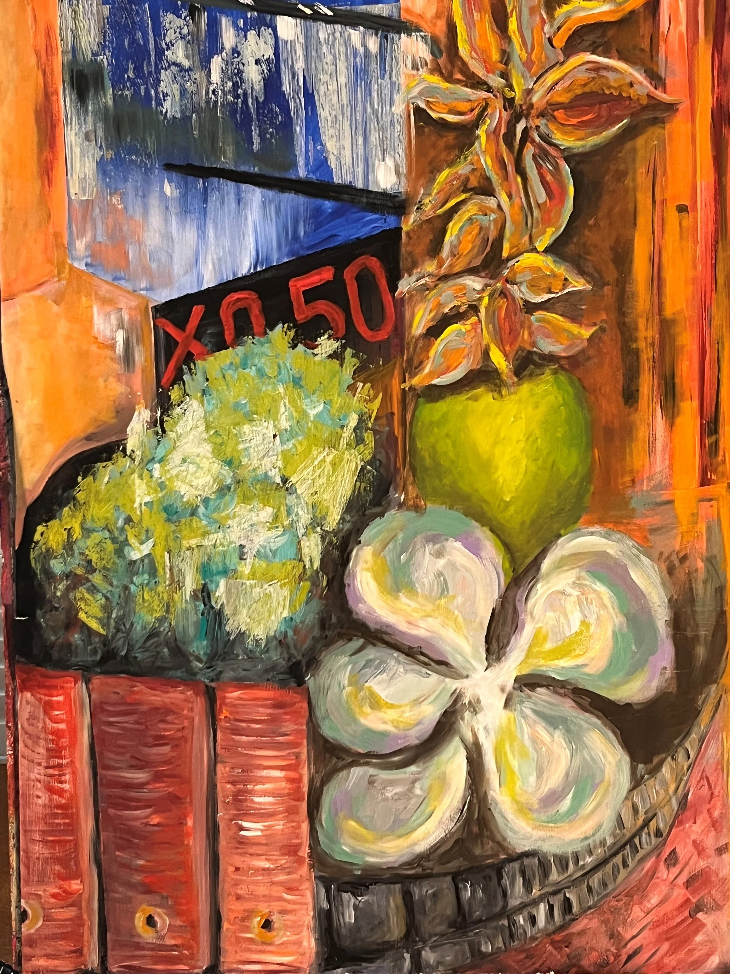 Business Courtyard. Acrylic on paper.jpg
