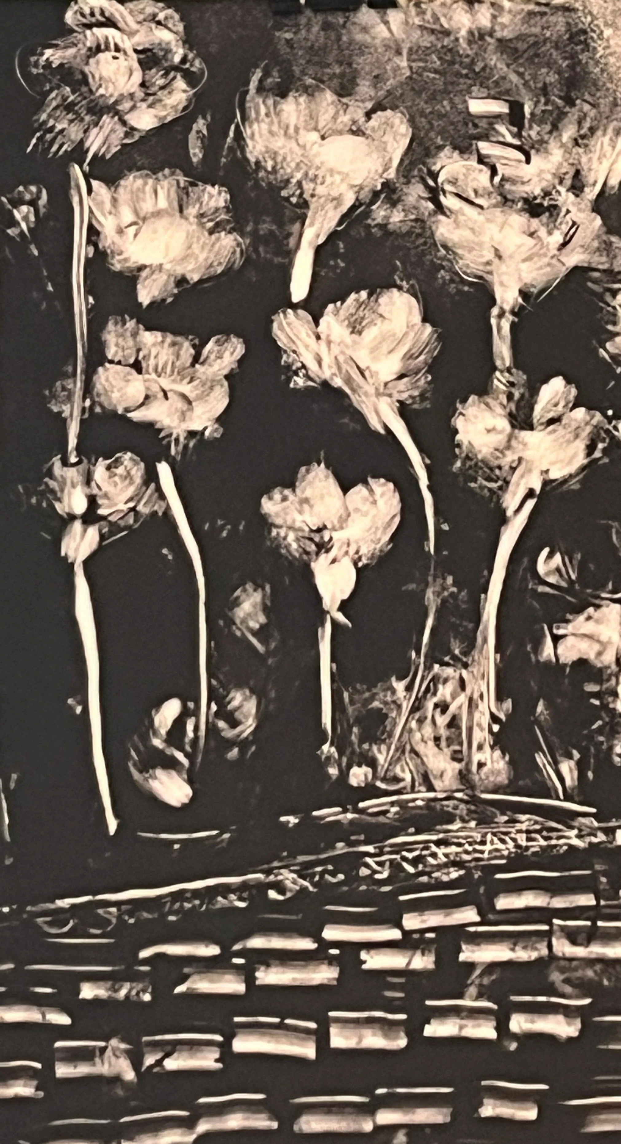 Flowers.  MOnoprint on paper.jpg