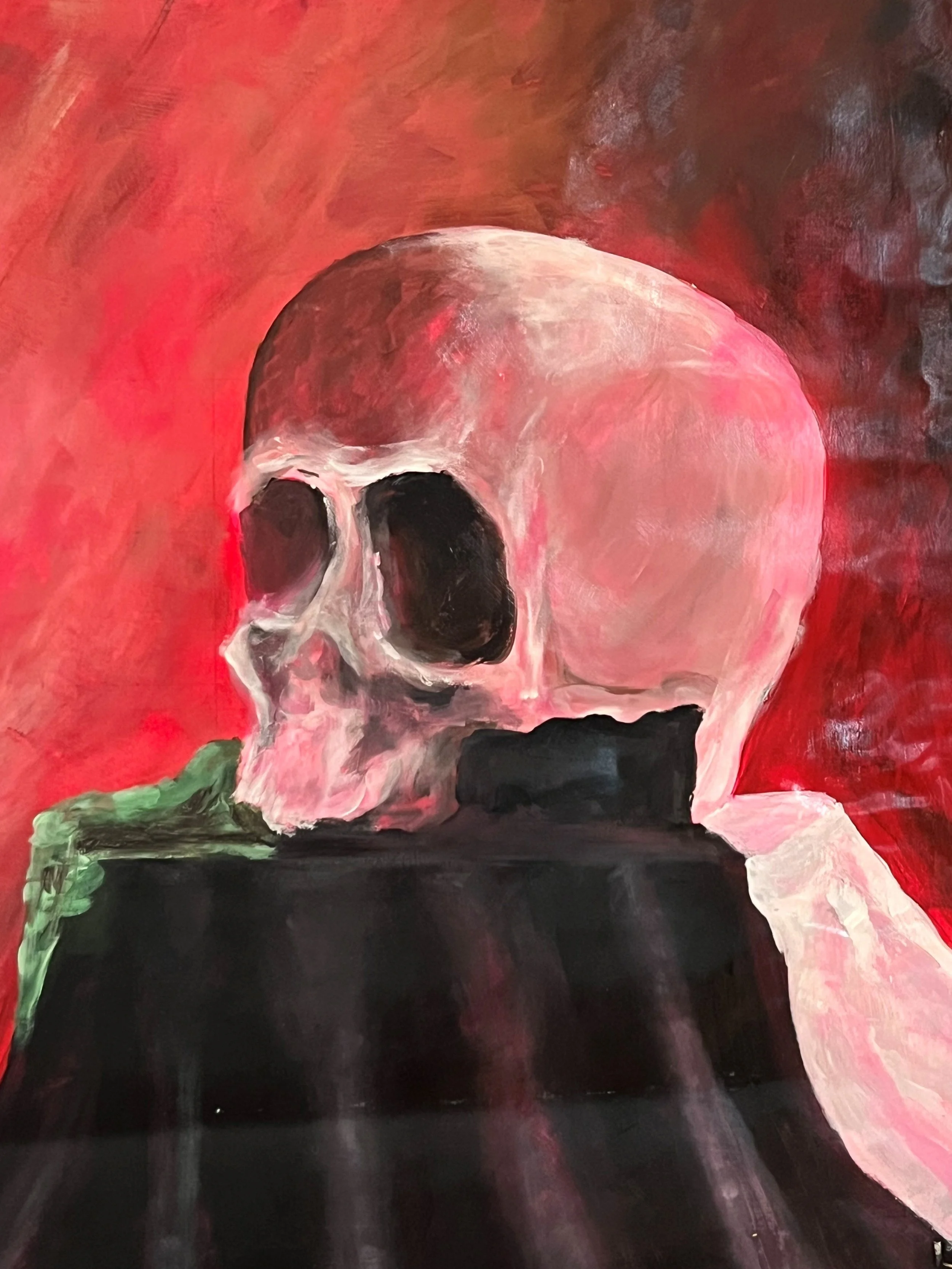 Vanitas 4.  Oil on paper.jpg