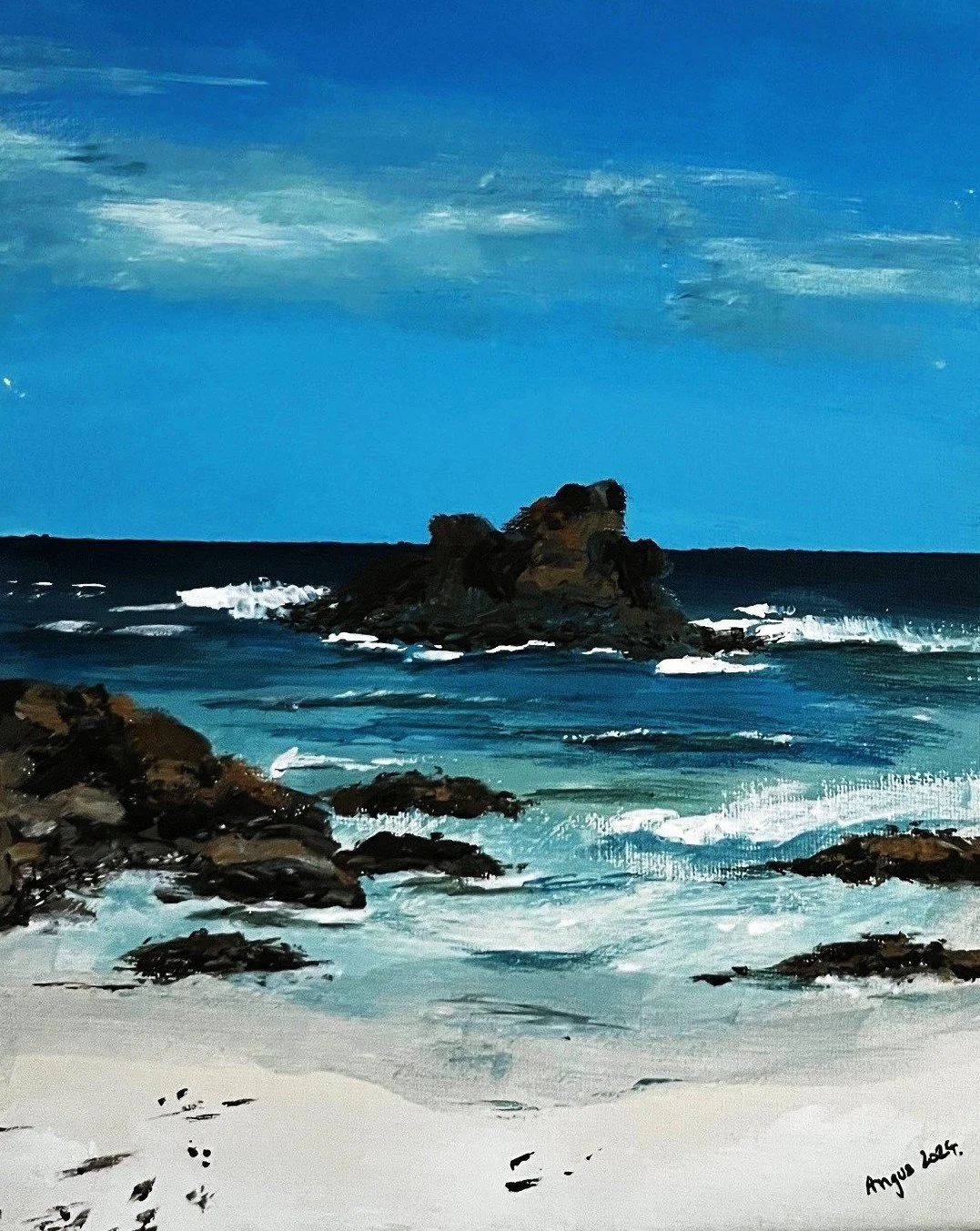Redgate Beach.  Acrylic on canvas.jpg