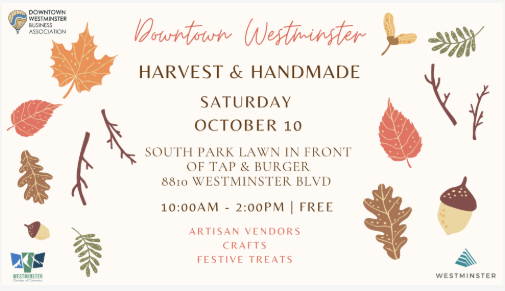 2nd Annual Harvest and Handmade - Downtown Westminster