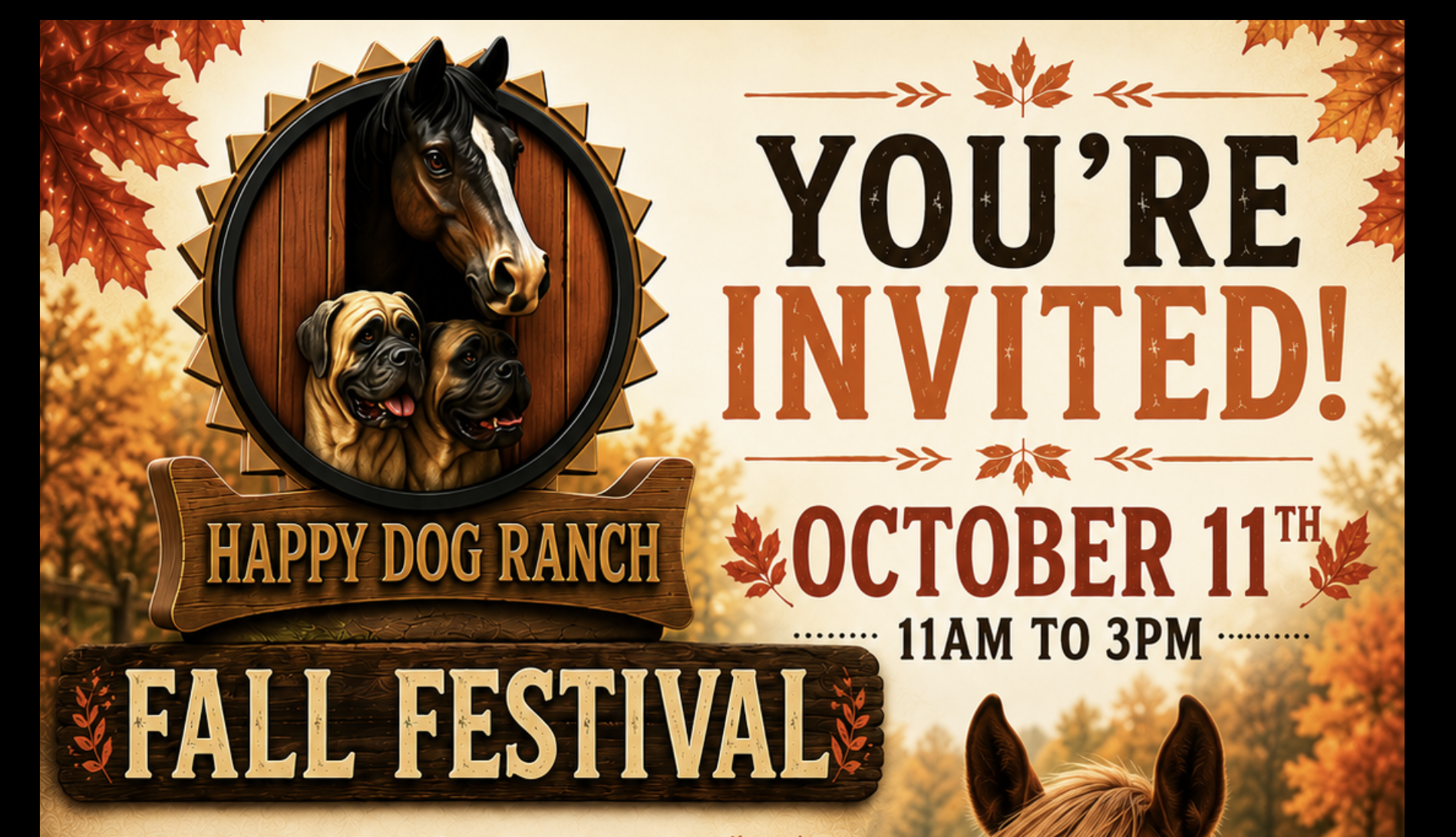 Happy Dog Ranch Fall Festival