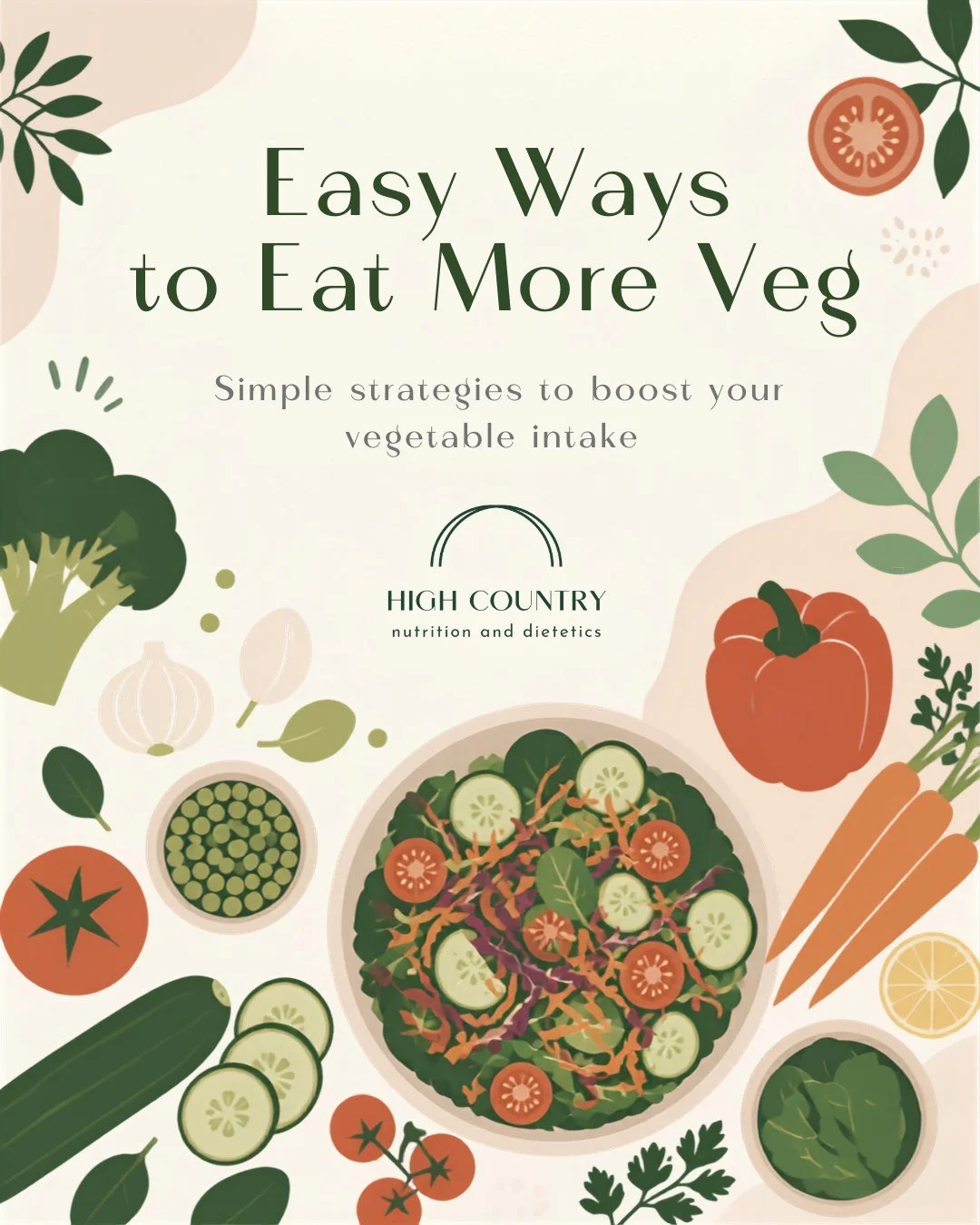 Are you meeting your 5 serves of veg a day? Most of us aren't!

If you're falling short, you're certainly not alone&mdash;but the good news is, that even small changes can have a big impact on your health.

Eating a variety of vegetables every day ca