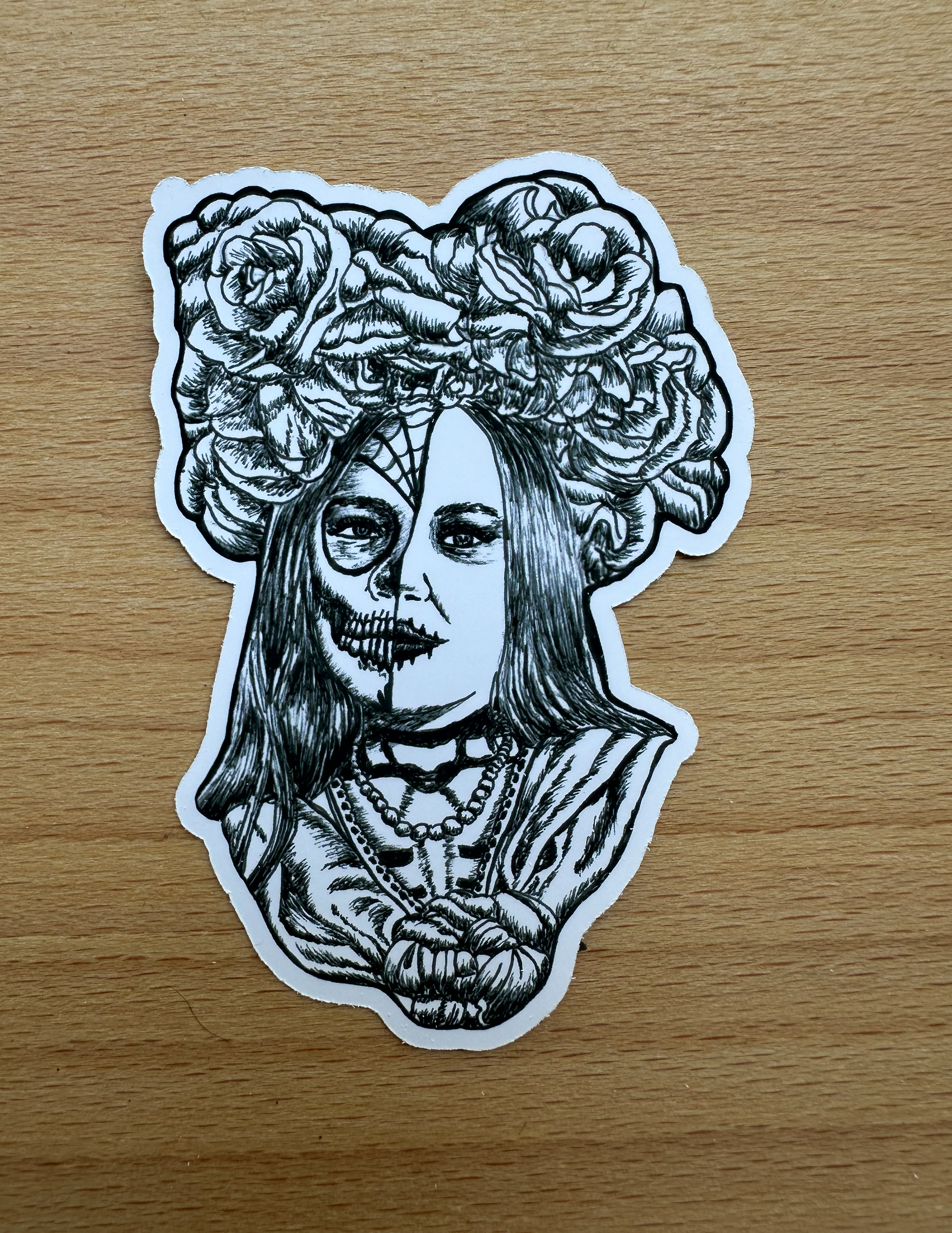Day of the dead sticker