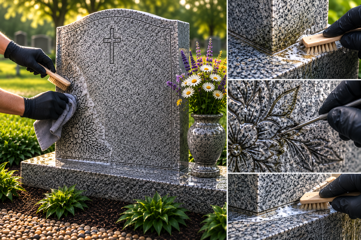Detailed Lettering & Crevice Cleaning