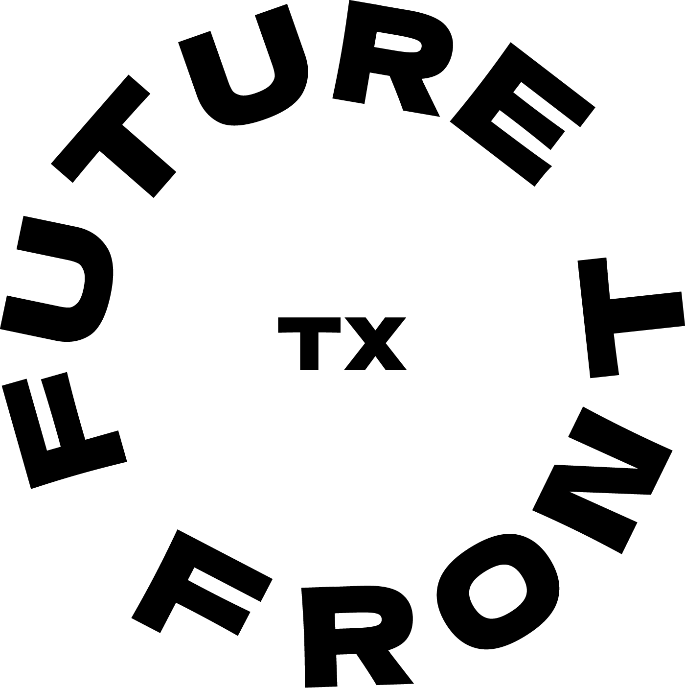Black and white illustration of a clown face with a big red nose, a wide smile, and a ruffled collar.