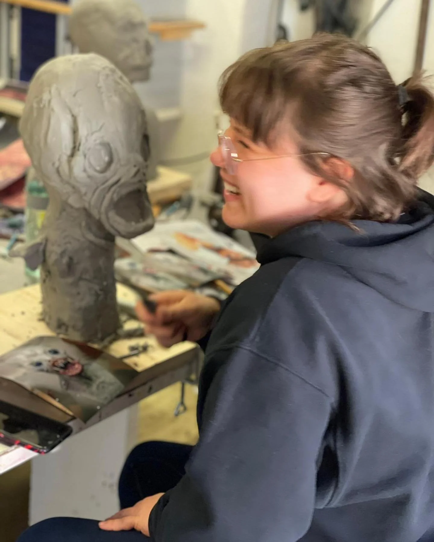 Hi! Here is a roundup of some BTS photos of some things I&rsquo;ve accomplished this year! I am also proud to announce that I am a state certified makeup artist in Germany! It&rsquo;s been an amazing year at @imc_maskenbildnerschule and I am so thank