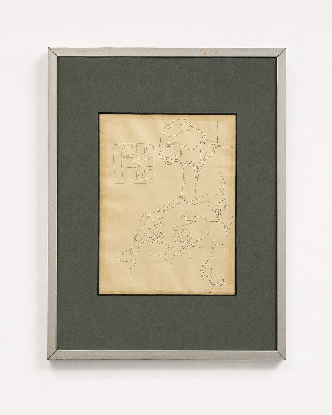 Medidas totales: 51 x 37 cm - (Presenta ligeros rastros de humedad)  - Precio: $4,000 mxn 
