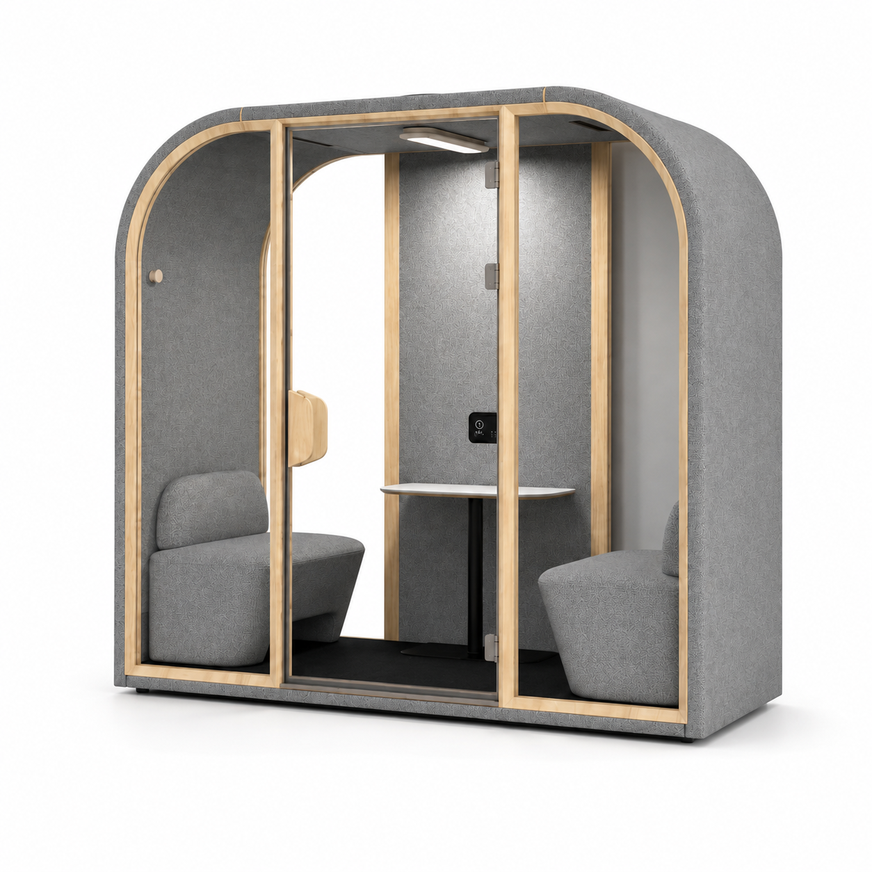 Arc Dual two-person acoustic office pod